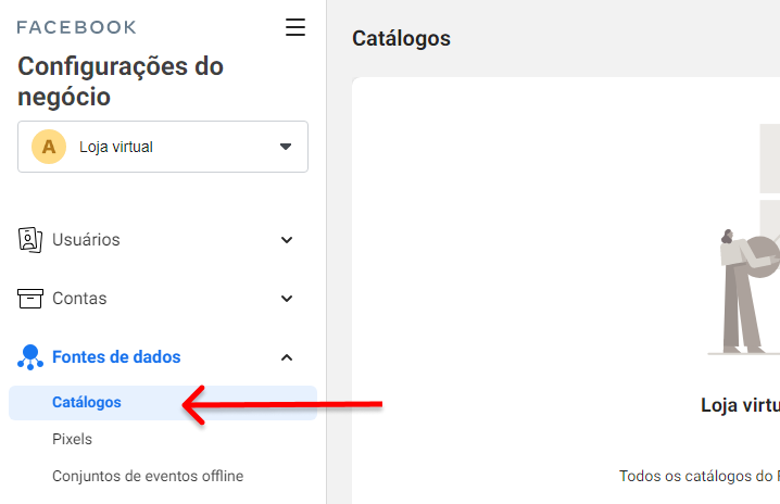 tela catálogos