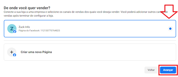 tela seleção pessoa